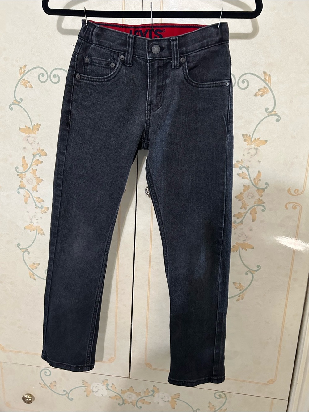 Levi's Kids Black Wash Skinny Jeans